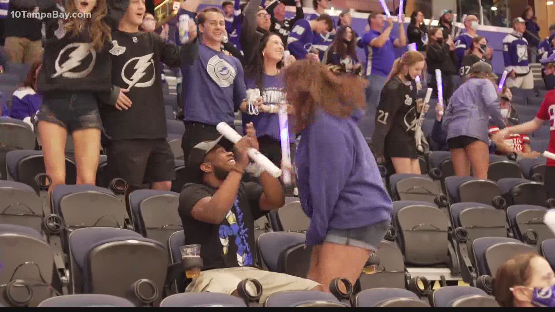 As fans in Florida trickle back into Amalie Arena for in-person game experiences, Bolts fans around the world keep cheering as loudly as ever.