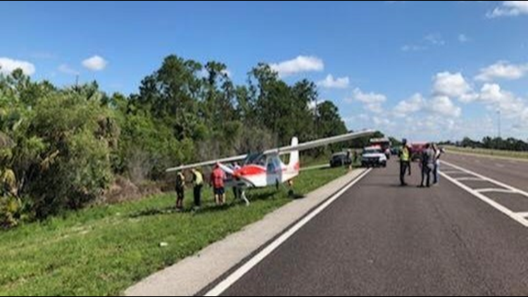 Plane Lands On I 75 In Collier County 7201