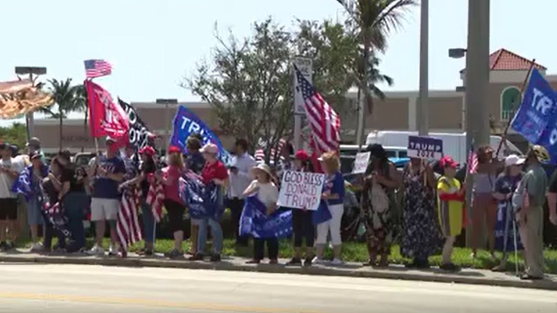 Trump rallies support ahead of indictment hearing in Florida | wtsp.com