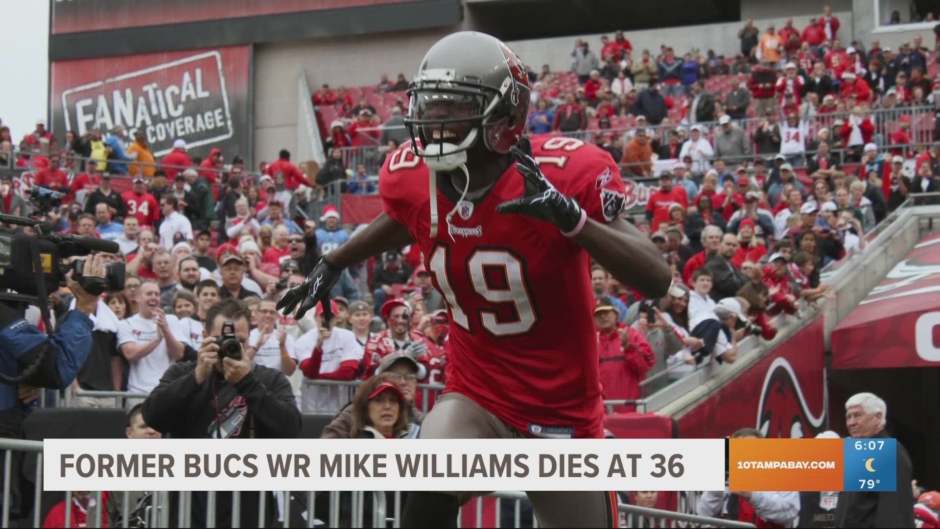 Ex-Tampa Bay Buccaneers WR Mike Williams dead at 36