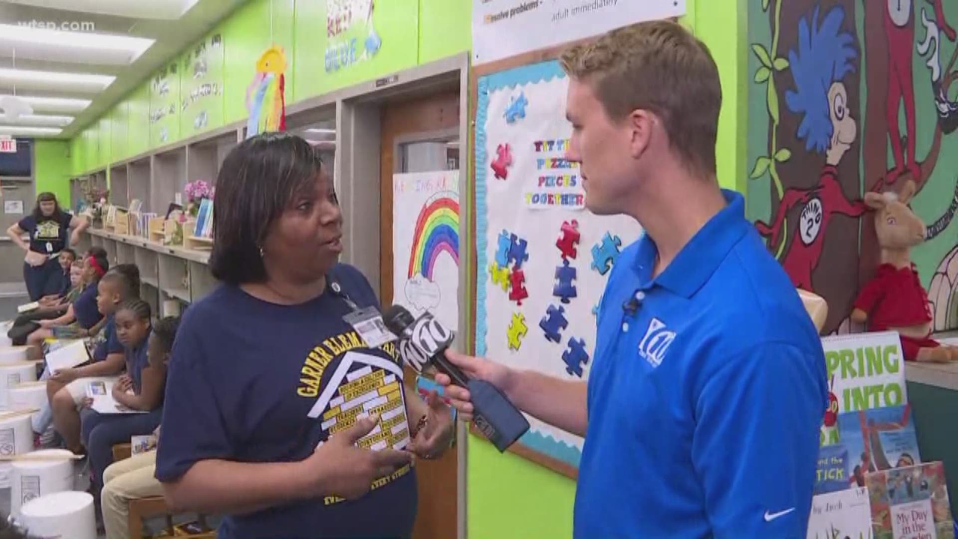 Last year, the Garner Elementary administration challenged students to read 10,000 books. When they achieved this goal, the principal agreed to kiss a pig. https://on.wtsp.com/2UY8exP