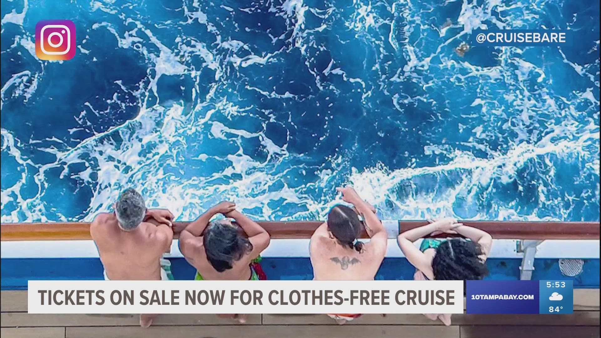 The cruise is set to venture to places in the Caribbean including Puerto Rico and The Bahamas.