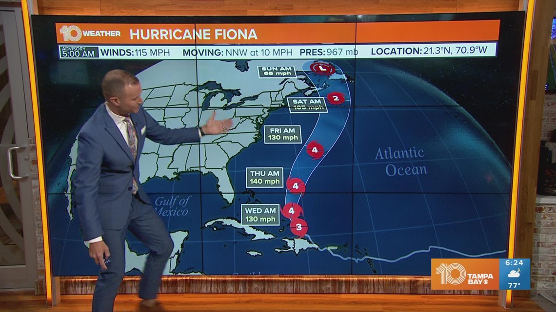 Tracking the Tropics: Hurricane Fiona becomes a Category 3 storm, first major hurricane of the season