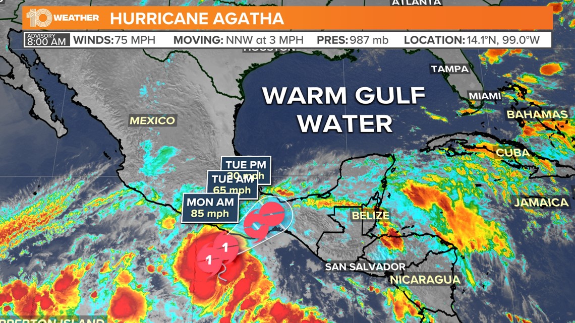 Agatha officially upgraded from tropical storm to hurricane - Vimarsana News