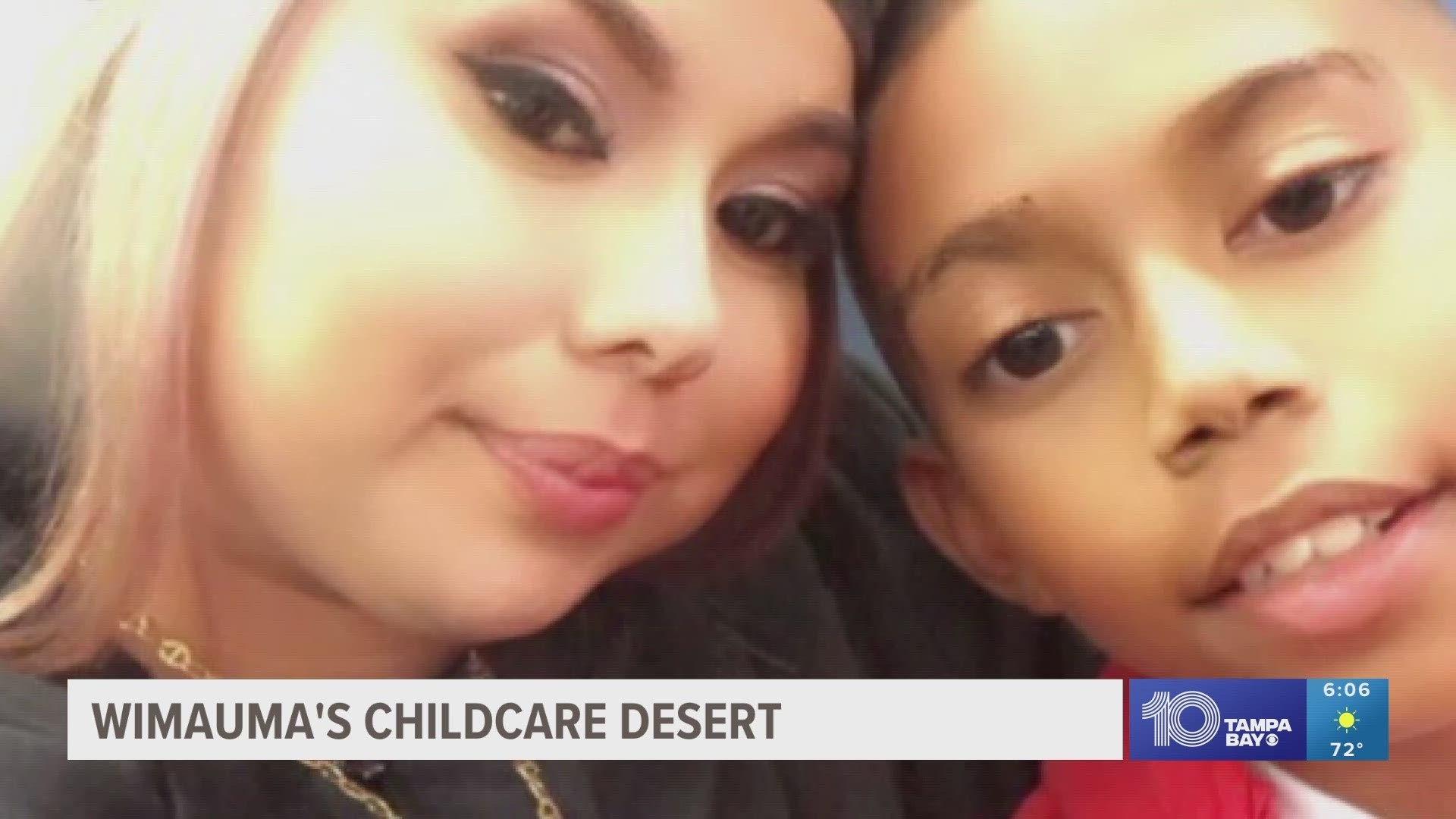 Wimauma mother Mellissa Castaneda told 10 Investigates she worked multiple jobs while going to culinary arts school to afford child care for her son Ricco.