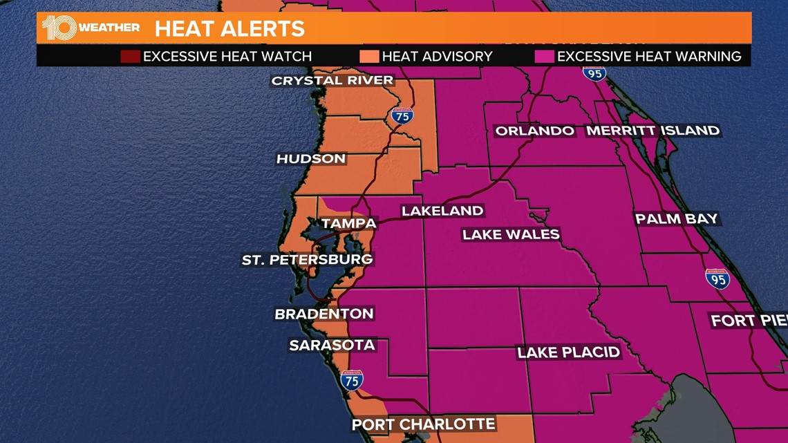 Florida Heat Wave Prompts Excessive Heat Warning