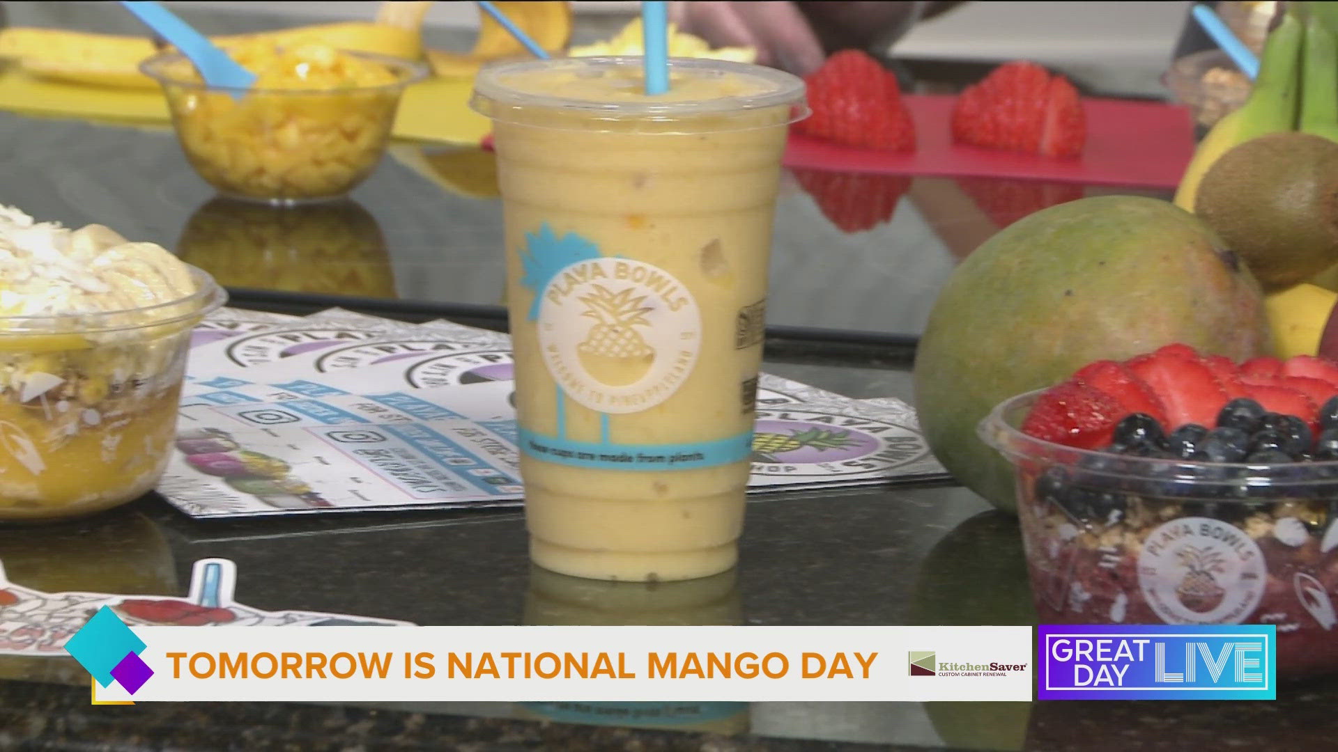 GDL celebrates National Mango Day with folks at Playa Bowls Wesley Chapel. 

