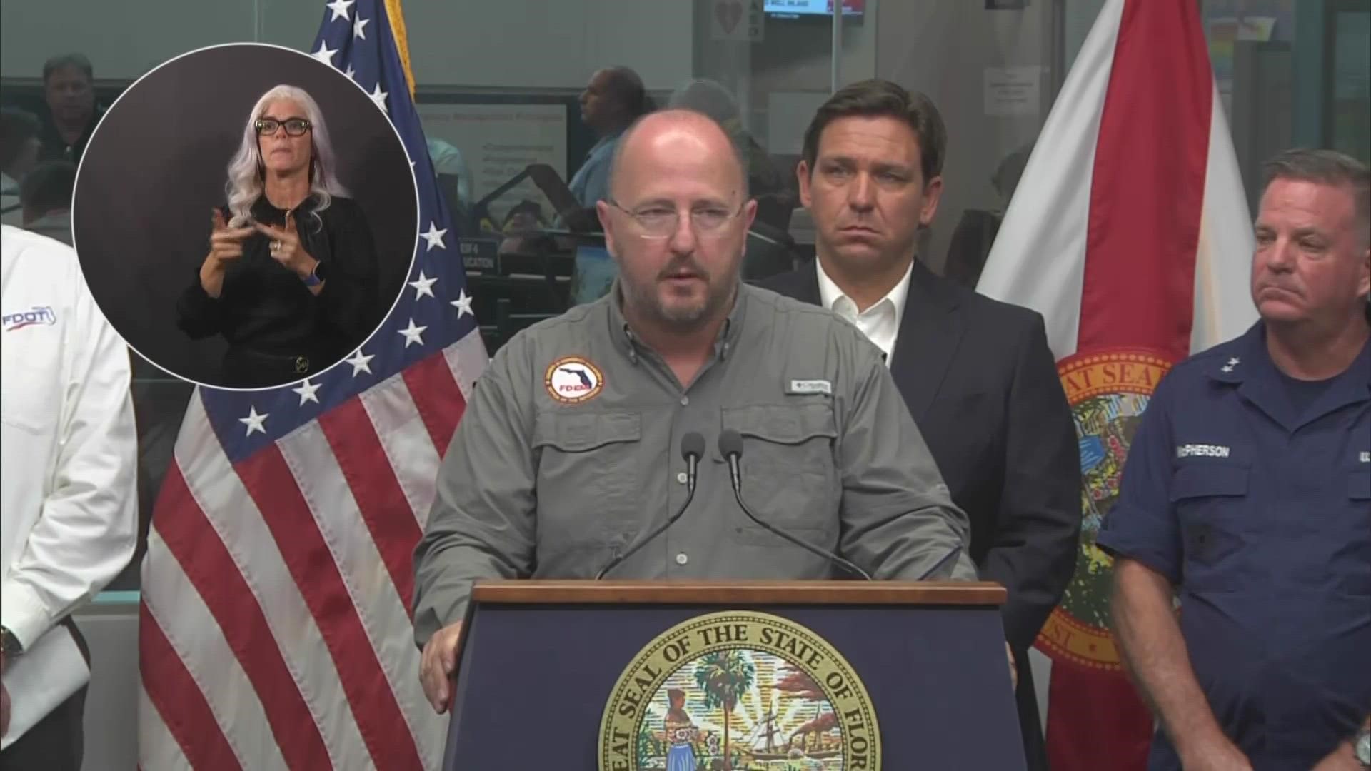 FDEM Director Kevin Guthrie said Tuesday that Florida residents who have been instructed to evacuate need to do so immediately before it is too late.