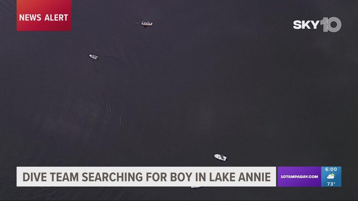Dive team searching for 9-year-old boy in Polk County lake amid 'poor visibility'
