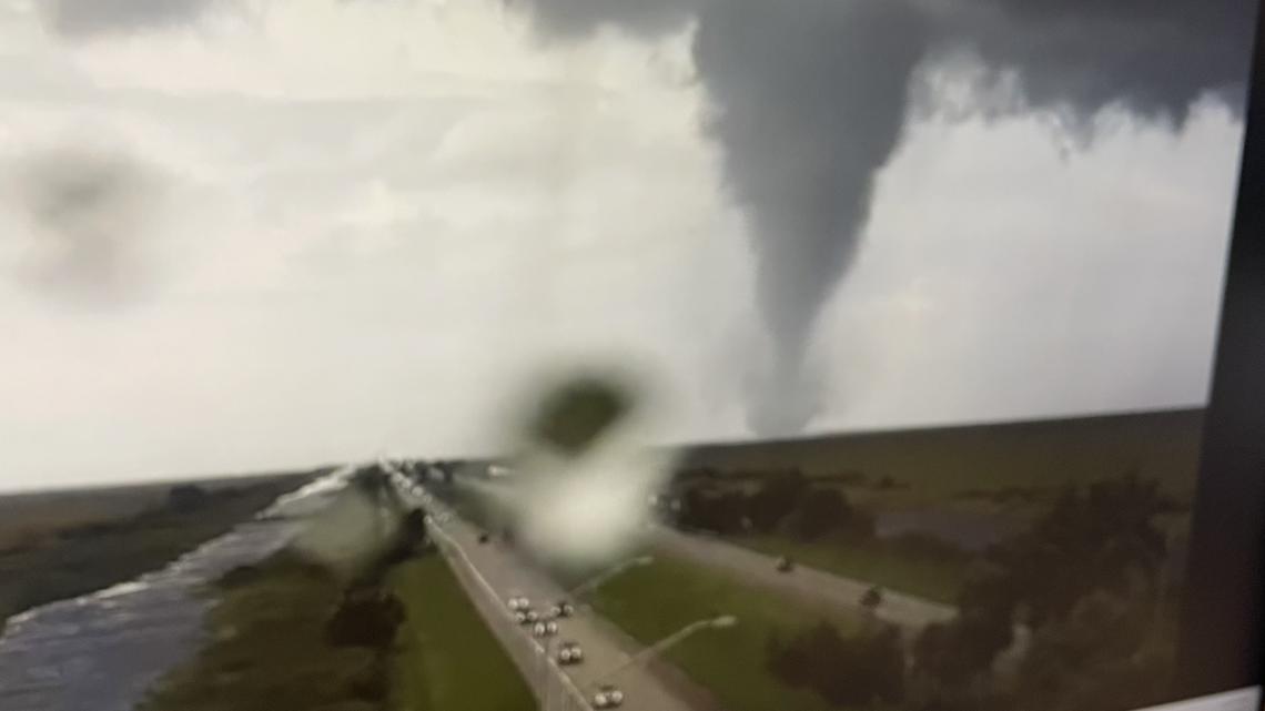 Hurricane Milton generates massive tornado in South Florida