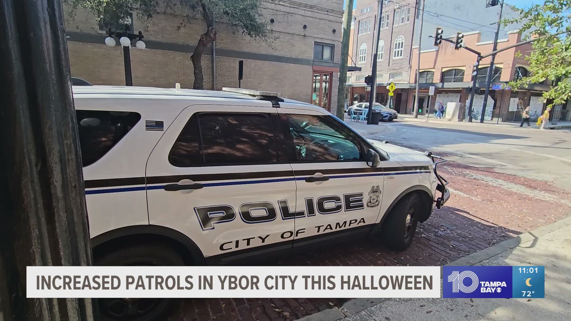 Tampa Police Chief Lee Bercaw says there will be increased patrol in Ybor City this Halloween.