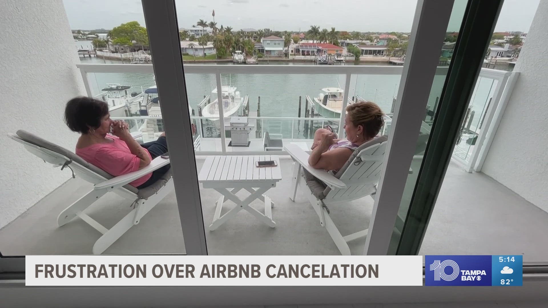 The Airbnb the family rented back in November for a dozen friends and family members, canceled on them just two days before their visit to St. Petersburg.