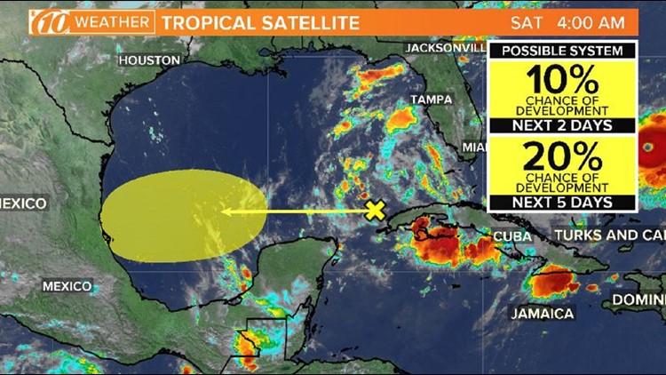 Tropical Disturbance In The Gulf Of Mexico Being Monitored | Wtsp.com