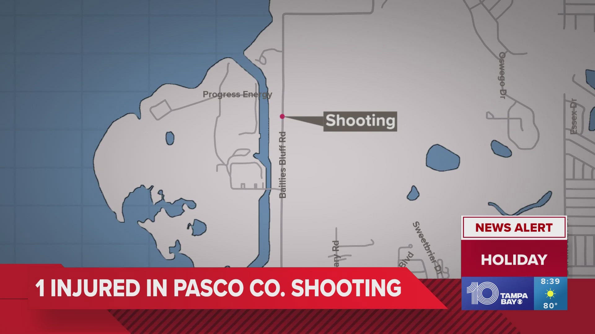 Deputies 1 injured after shooting in Pasco County