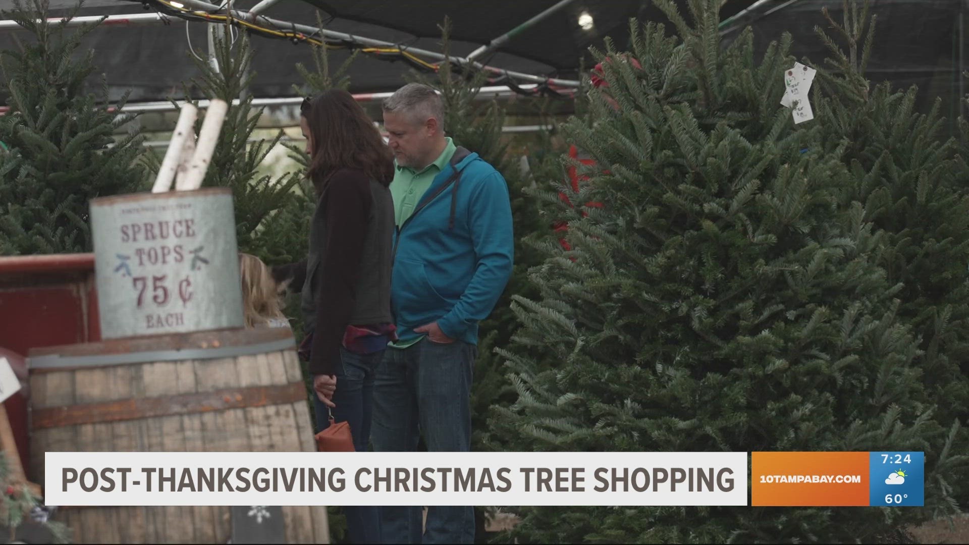 We take a look at the tradition of post-Thanksgiving tree shopping at Gallagher's.