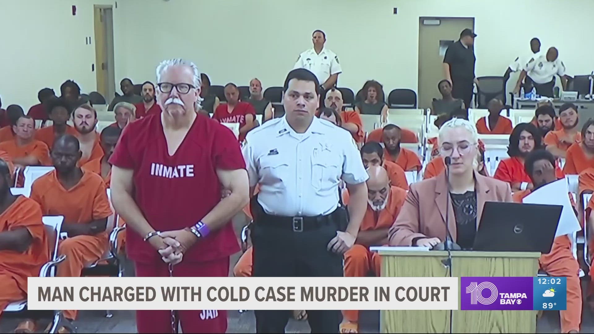 Donald Santini was arrested in California after being on the run since June 1984. He is linked to the strangling death of a Florida woman, Cynthia Ruth Wood.