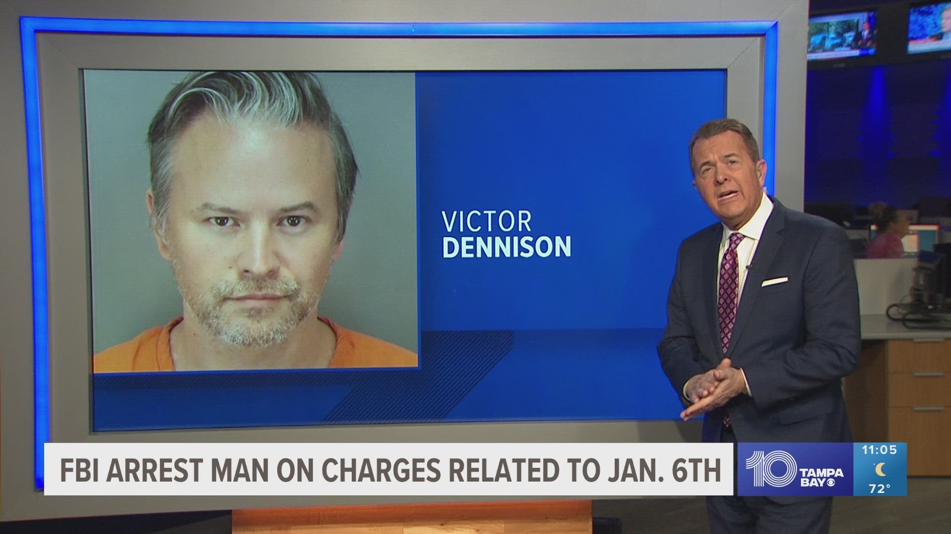 Victor Sean Dennison recorded a video of himself describing his actions on Jan. 6, the FBI alleges. He then skipped trial.