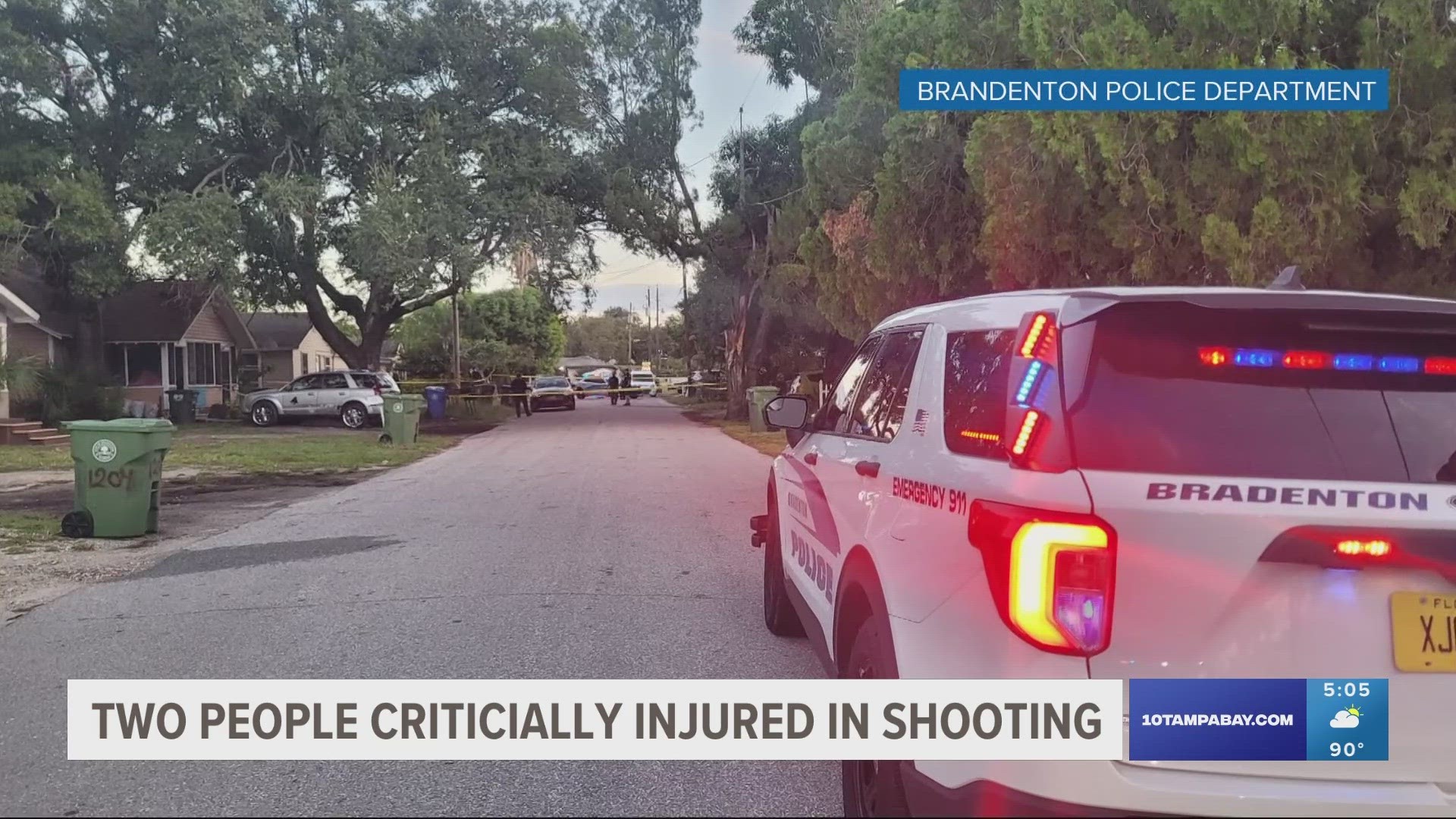 The shooting happened Monday morning in a neighborhood near Tamiami Trail.