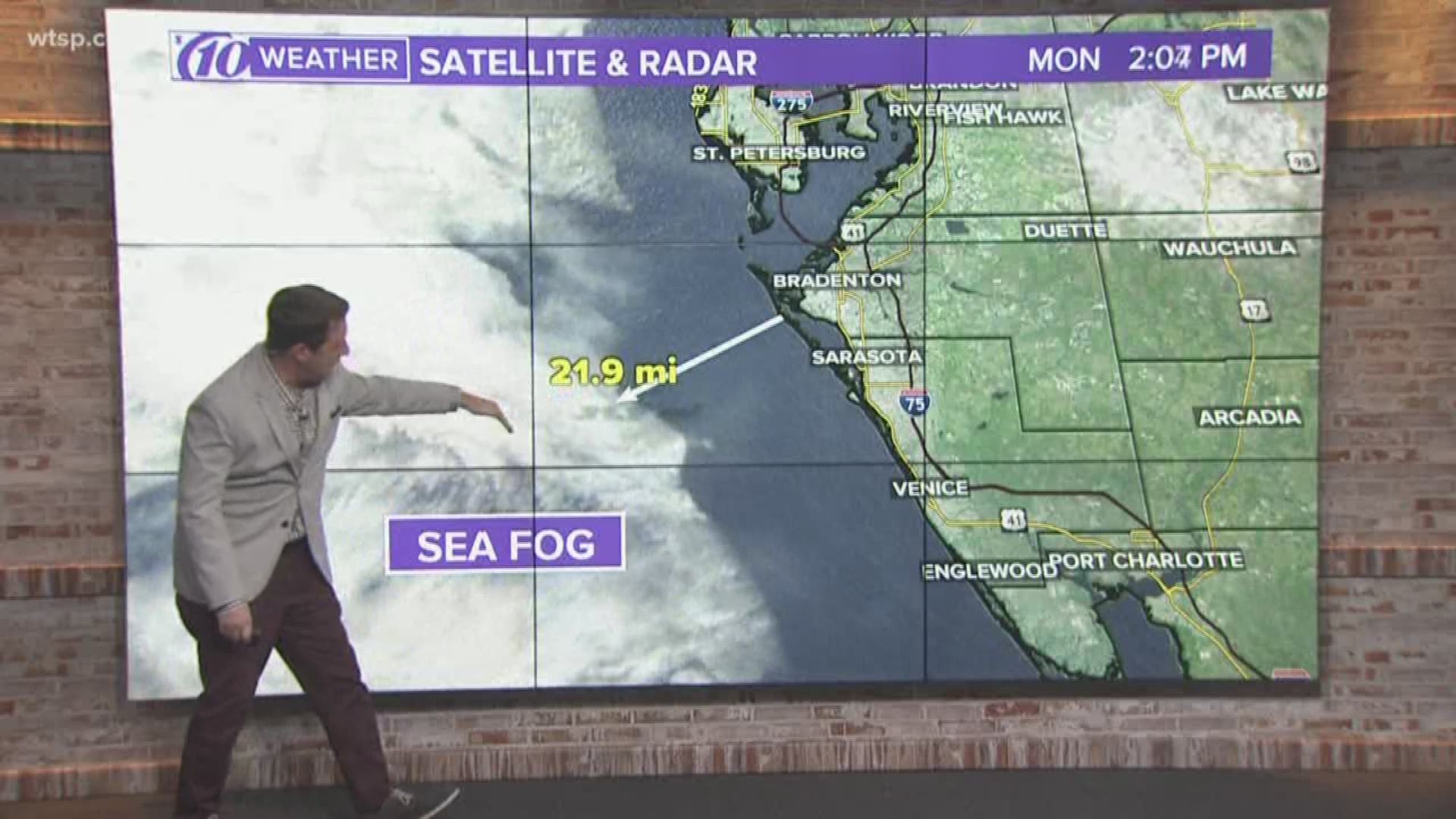 Be careful driving Tuesday morning: Sea fog could push into the coastline.