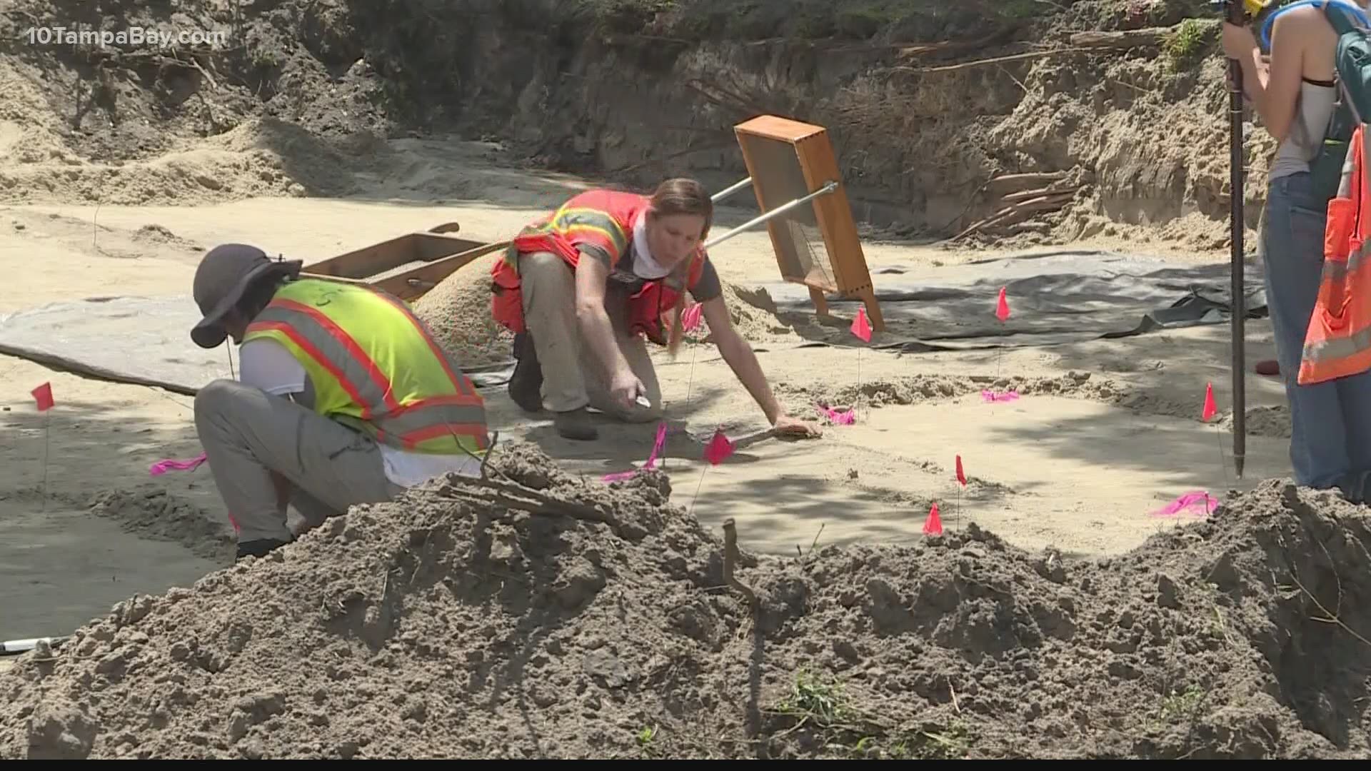“At least 800 bodies unaccounted for from the cemetery...formerly known as Catholic/St. Mary's," said Ray Reed. The Diocese of St. Petersburg says graves were moved.