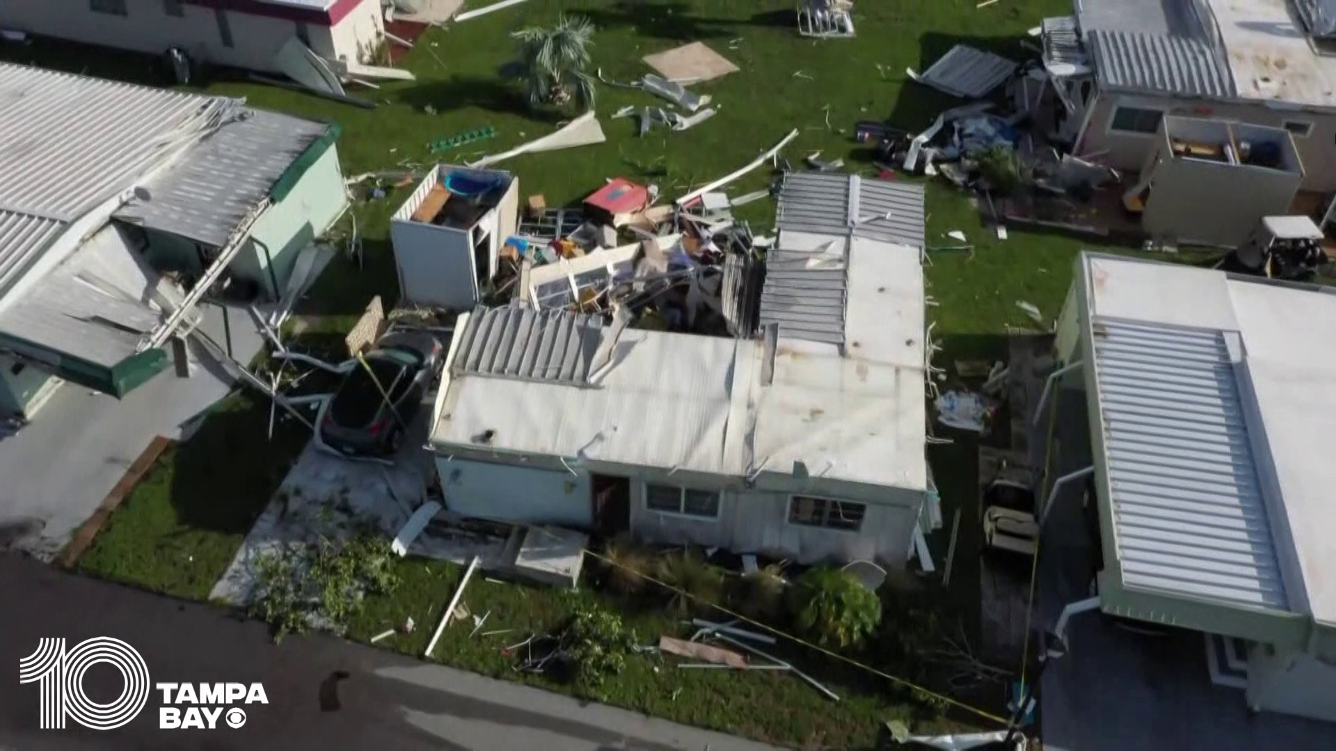 In some communities, roofs and walls were ripped off and residents' furniture and belongings were left strewn across the neighborhood.