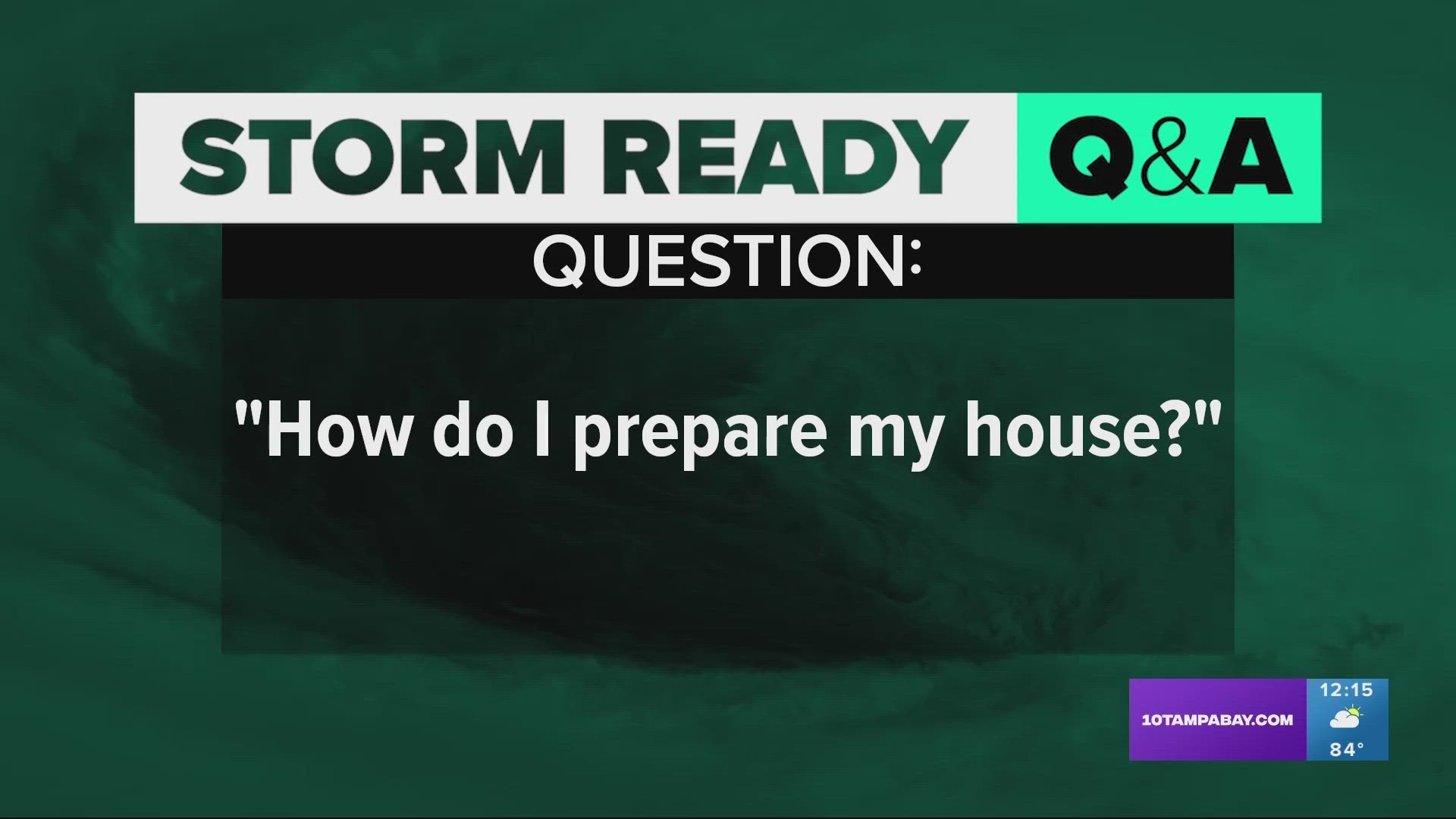 Hurricane season is just a couple of weeks away. 10 Tampa Bay is your hurricane headquarters – keeping you informed, prepared, and connected all season.