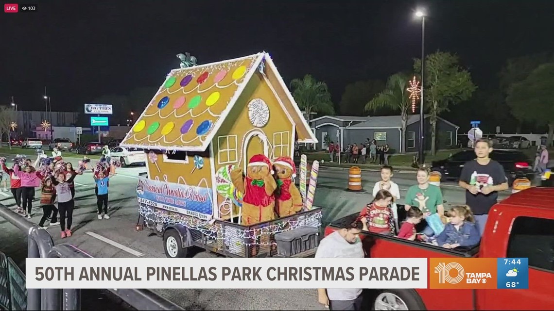 50th annual Pinellas Park Christmas Parade features locals, floats, and