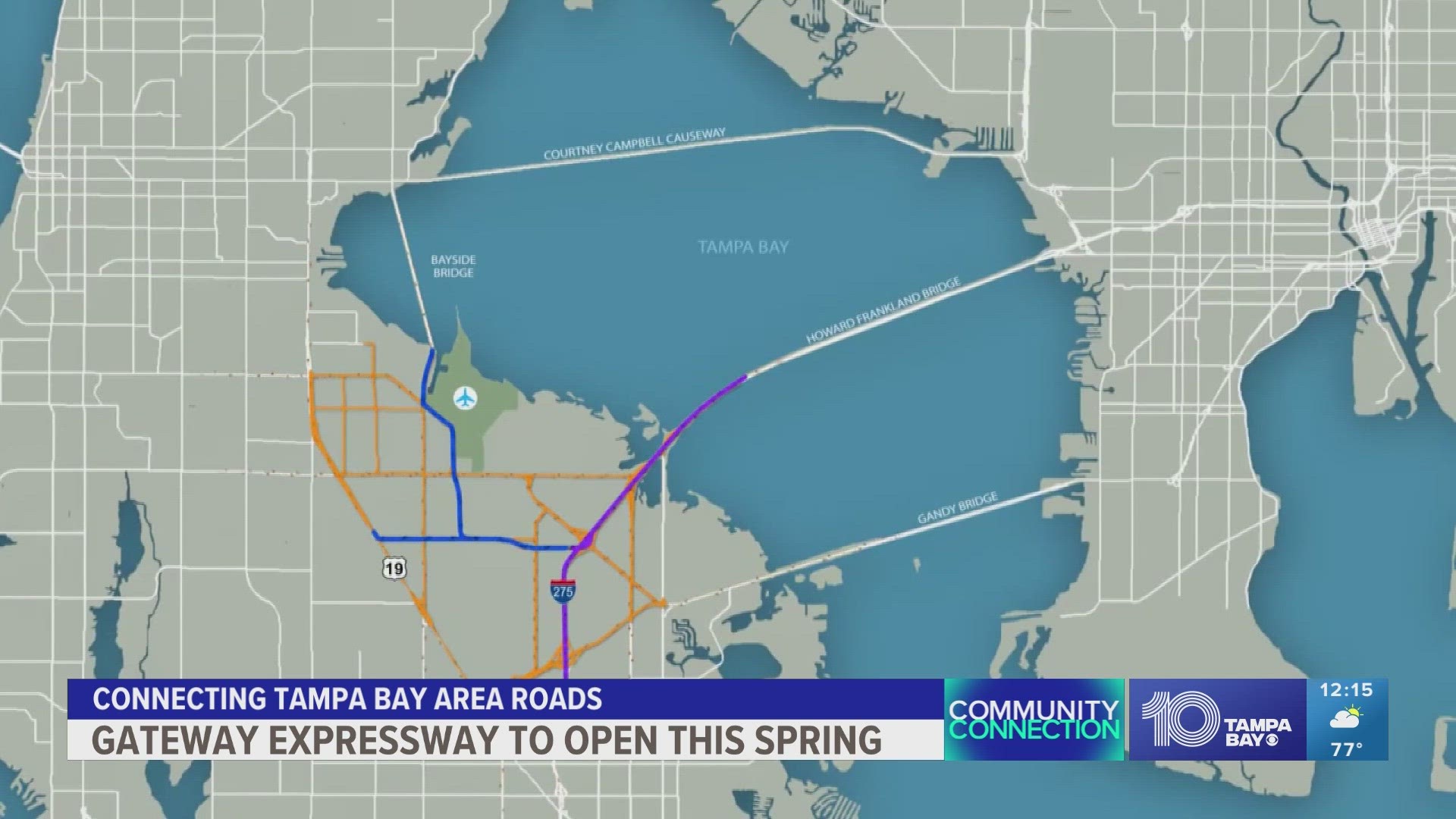 The busiest traffic section of Pinellas County is finally looking forward to a bit of relief.