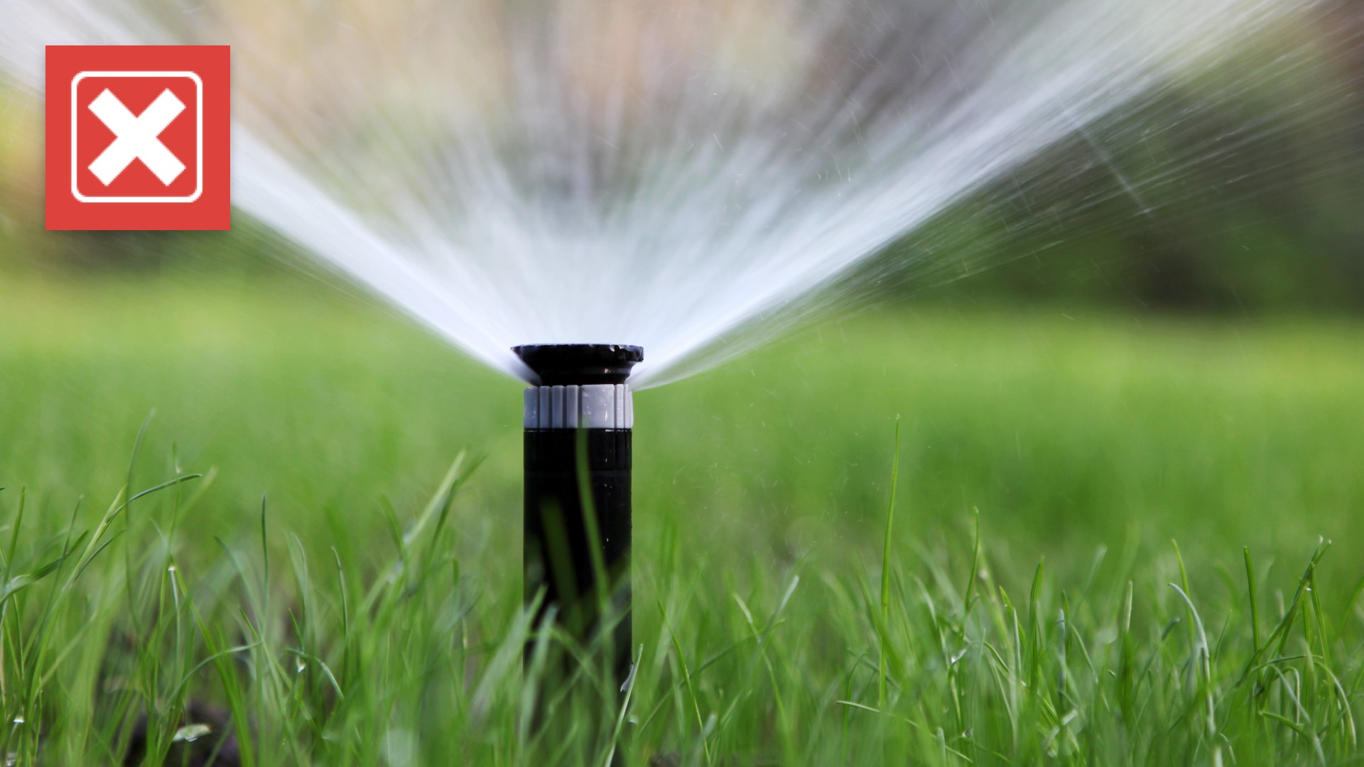 Well water is not exempt from watering restrictions