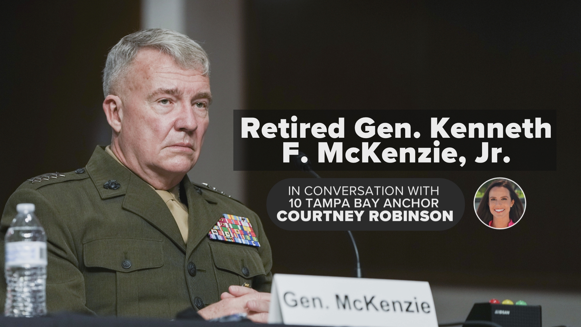 10 Tampa Bay anchor Courtney Robinson talked with Retired Gen. McKenzie on Monday, June 23, hours before Iran launched strikes on a U.S. airbase in Qatar.
