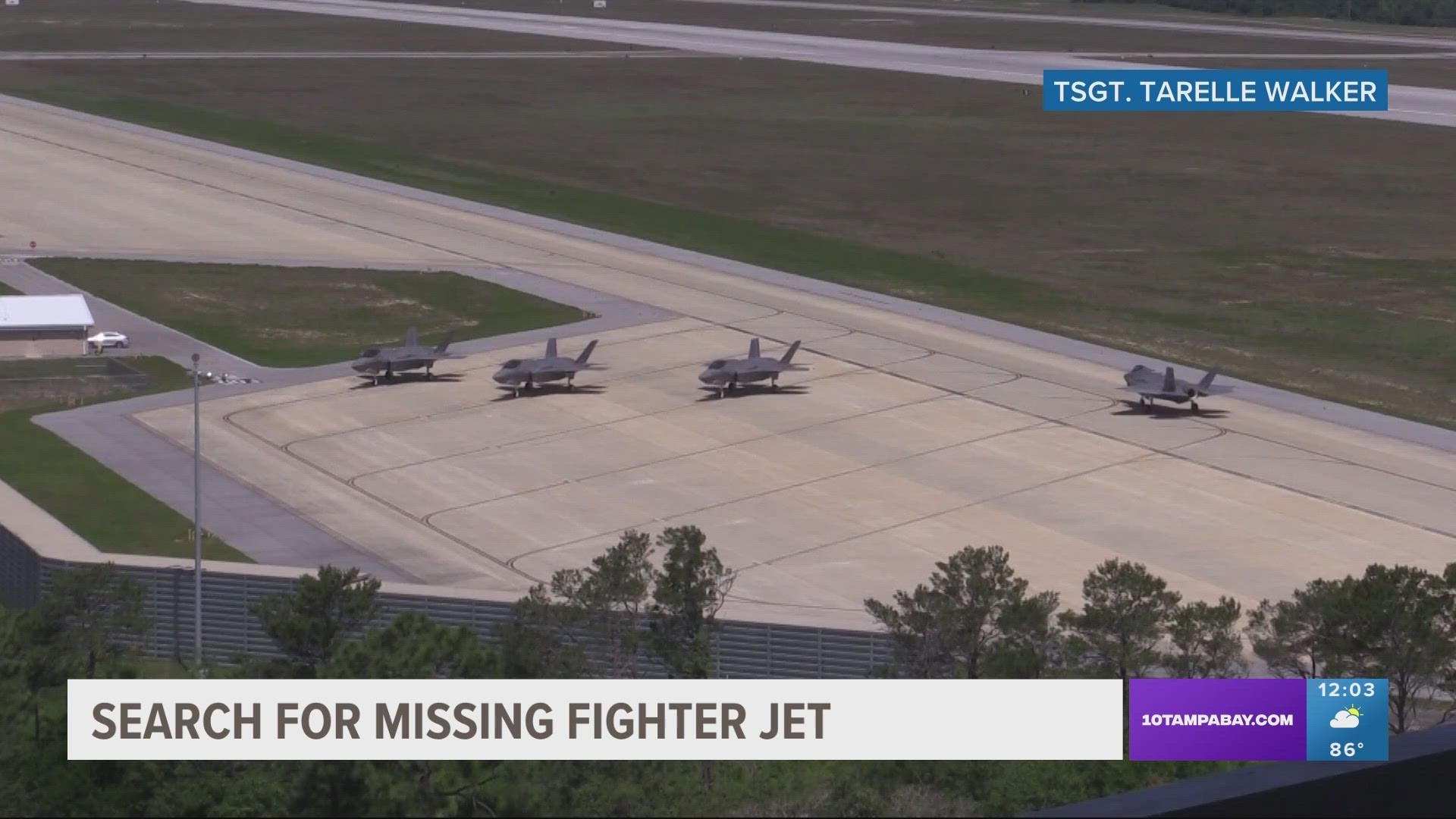 The pilot is safe, but the fighter jet with stealth abilities has gone missing after going down in South Carolina.