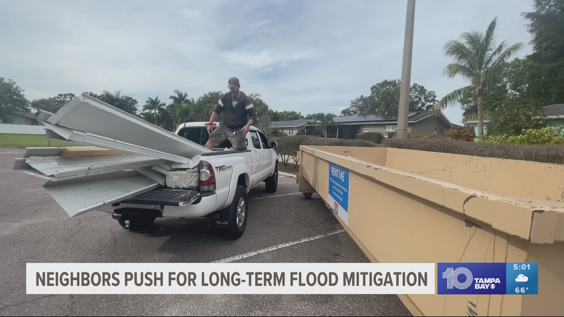 In the St. Pete neighborhood, many are still picking up the pieces after Hurricane Idalia and a recent no-name storm.