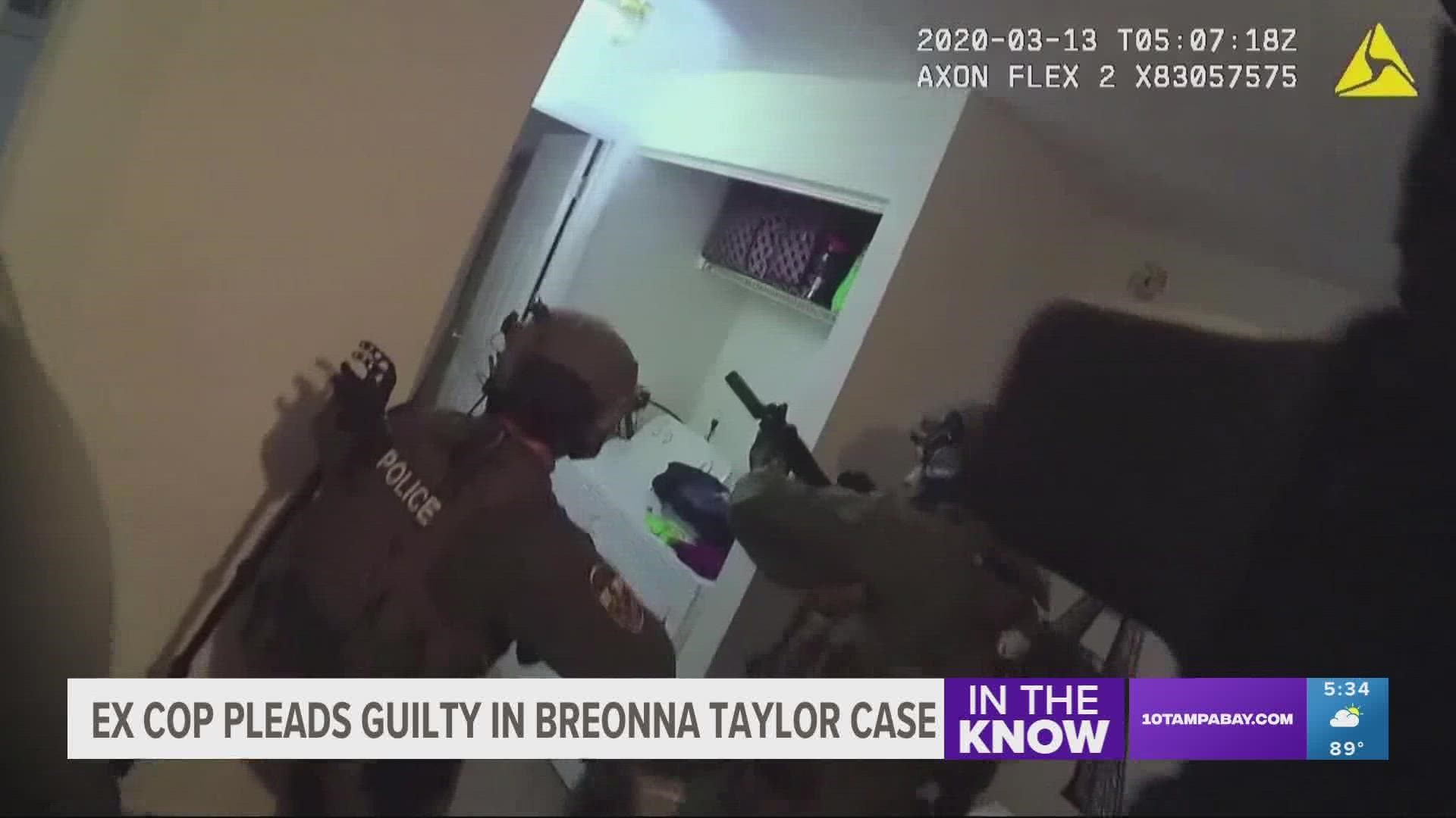 Former Louisville Officer Pleads Guilty To Federal Charges In Breonna Taylor Case 