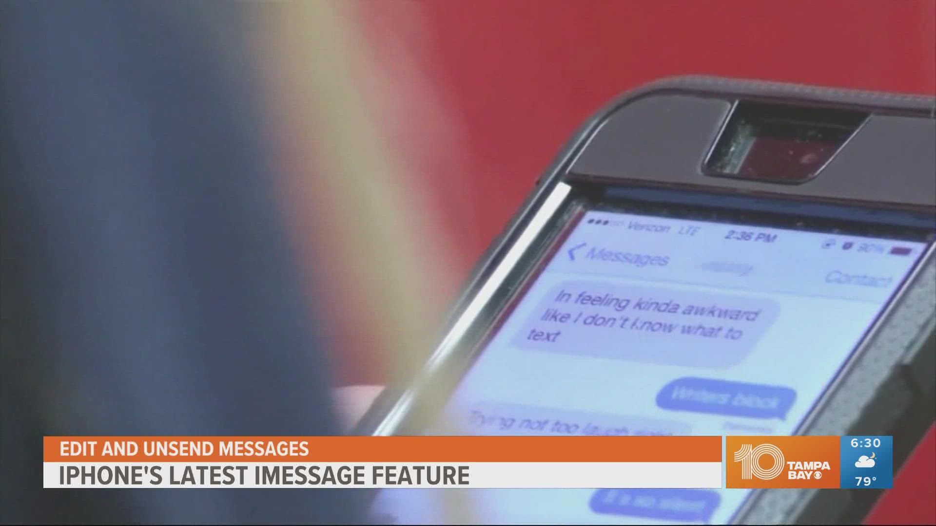 You Can Now Edit And Unsend Messages On Your IPhone. Here's How To Do ...