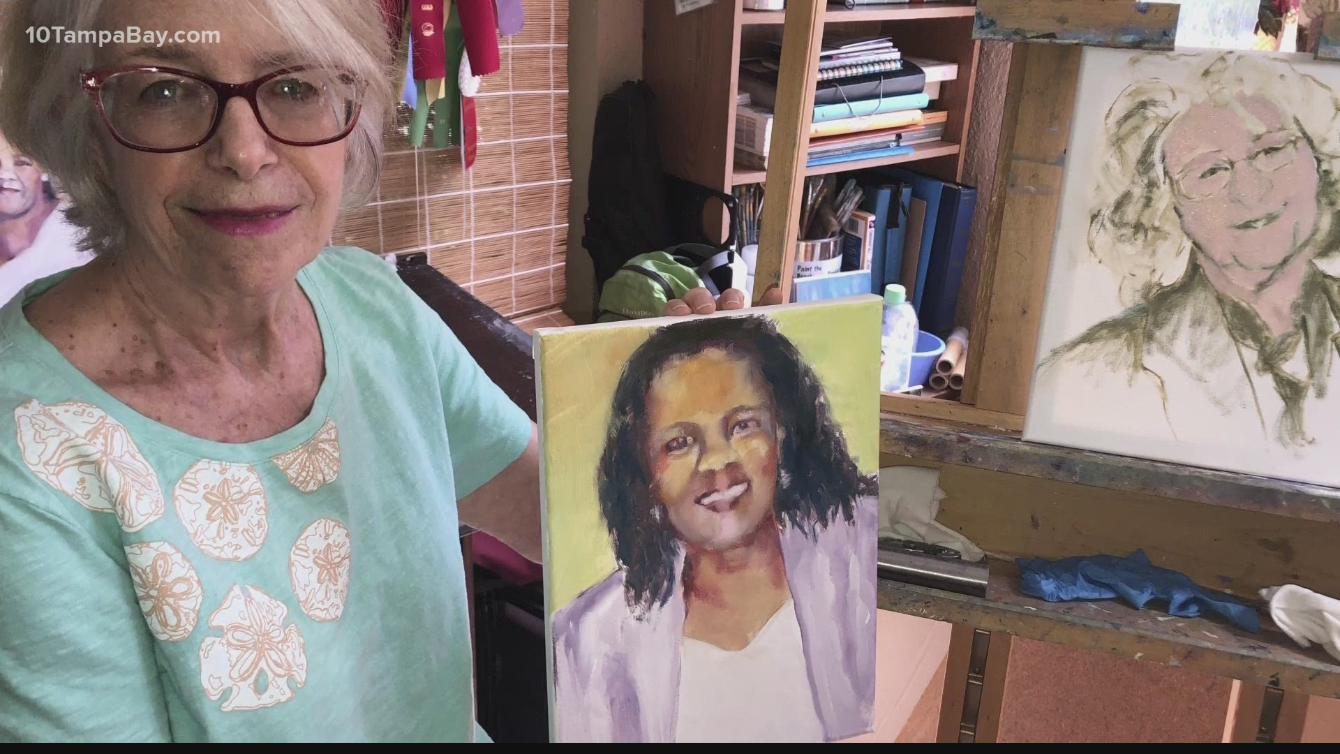 Margaret Bayalis asked her neighbors a week ago if they'd like a free painting of a loved one lost to COVID-19. The response was far greater than she expected.