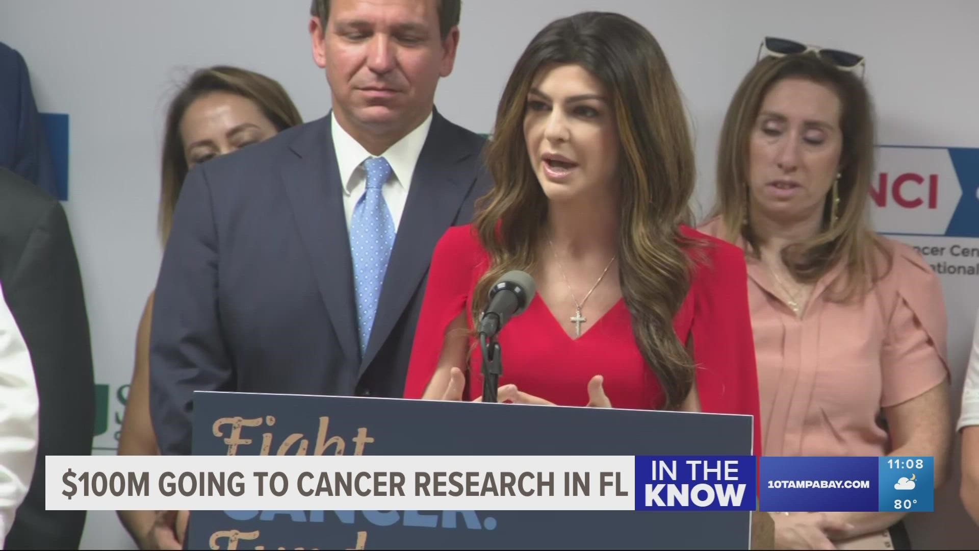 DeSantis announced his wife was "cancer-free" in March following months of treatment.