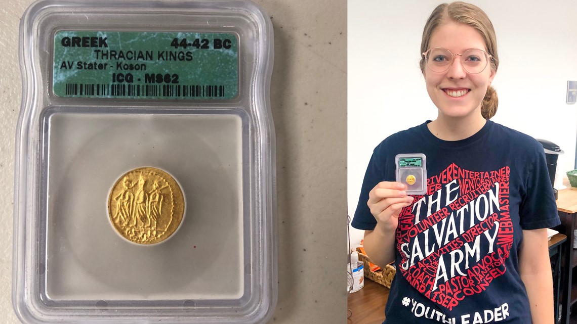 Tampa Salvation Army receives rare golden coin