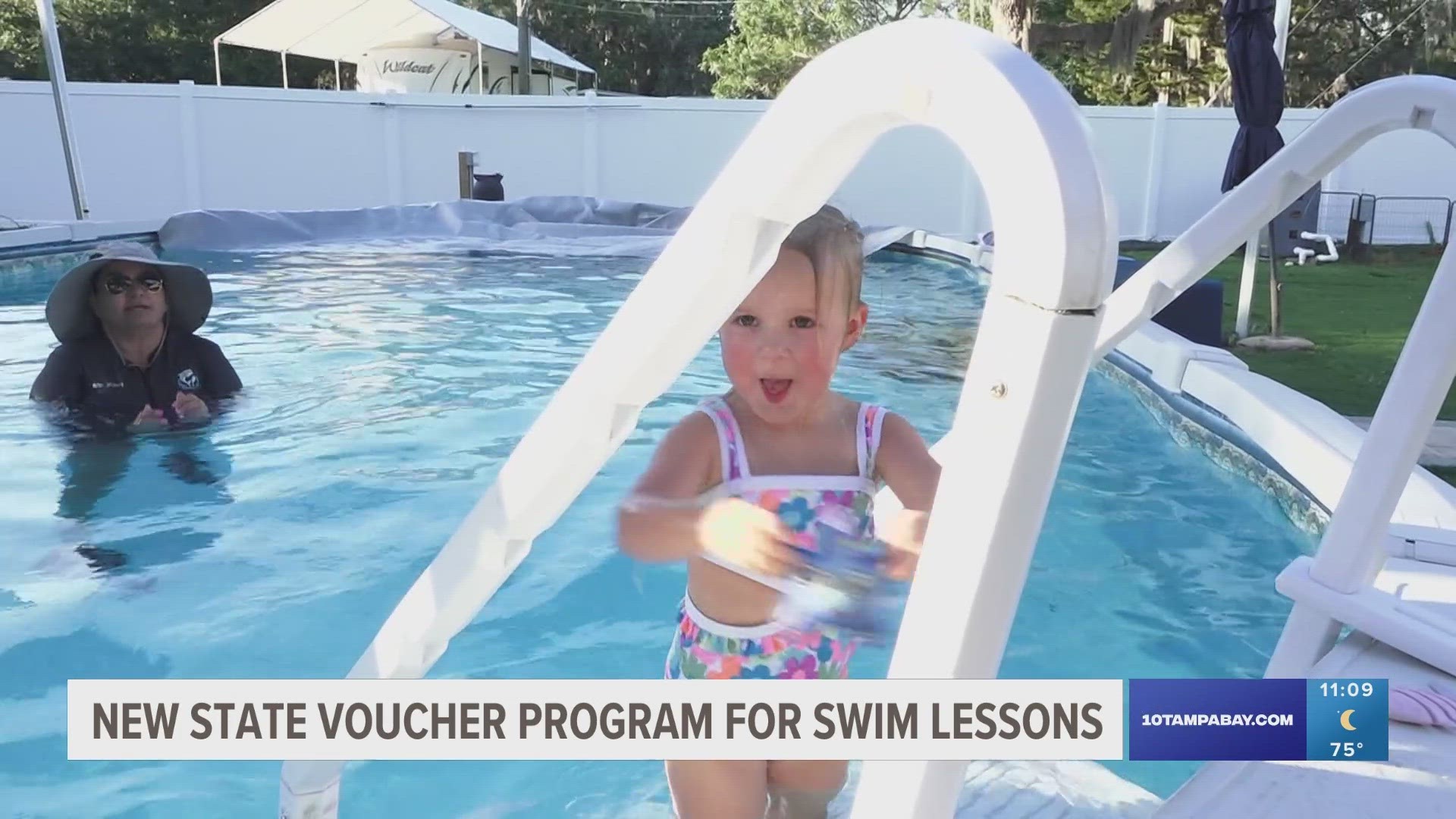 State program encourages swimming instruction for young children | wtsp.com