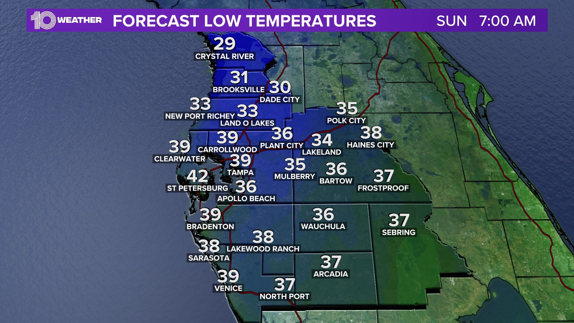 Tampa Bay weather: Severe storms possible, tornado watch canceled ...