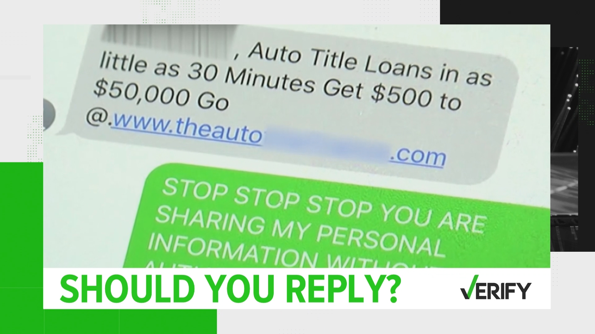 VERIFY anchor Josh Sidorowicz helps you find the right way to renew your car registration online, how to reply to unwanted texts and ways to beat the heat.