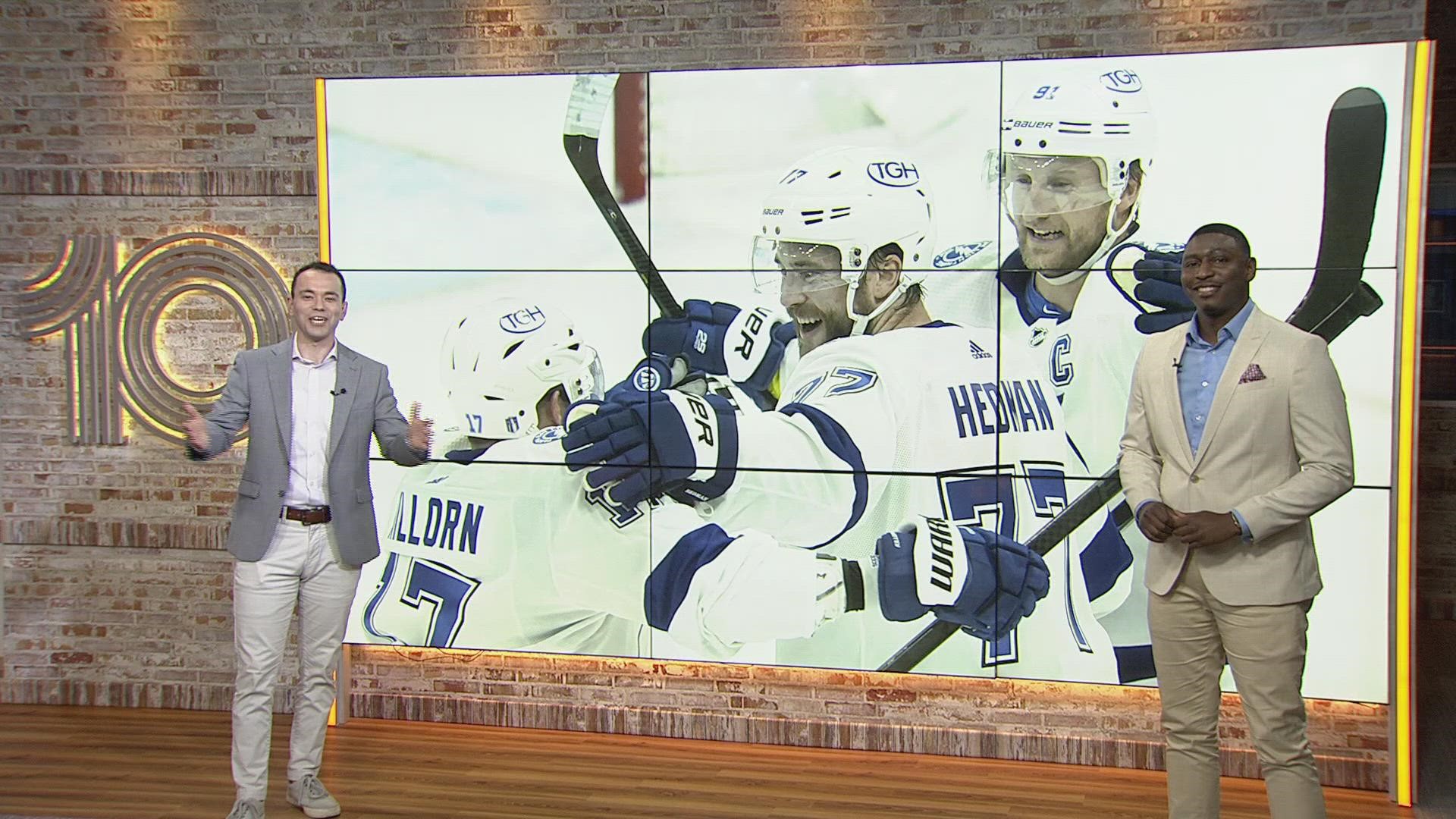 The 10 Tampa Bay sports team breaks down the Game 2 victory as the series is all tied up heading back to Amalie Arena.