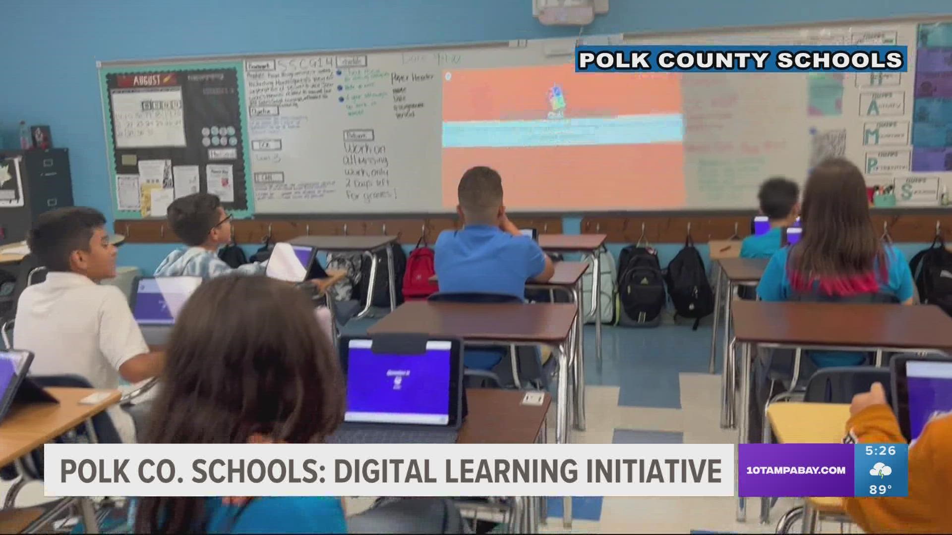 In a new digital initiative, all students in Polk County Schools will receive new technology in the next six weeks.