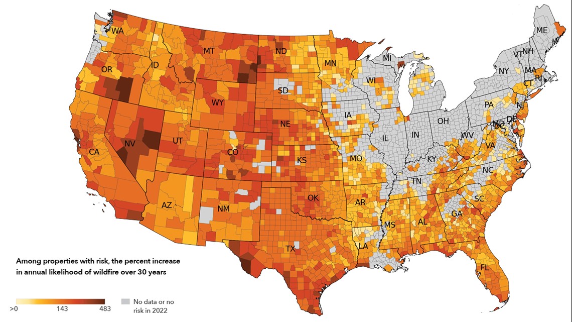 Wildfire Risk Tool Determines Risk To Florida Properties