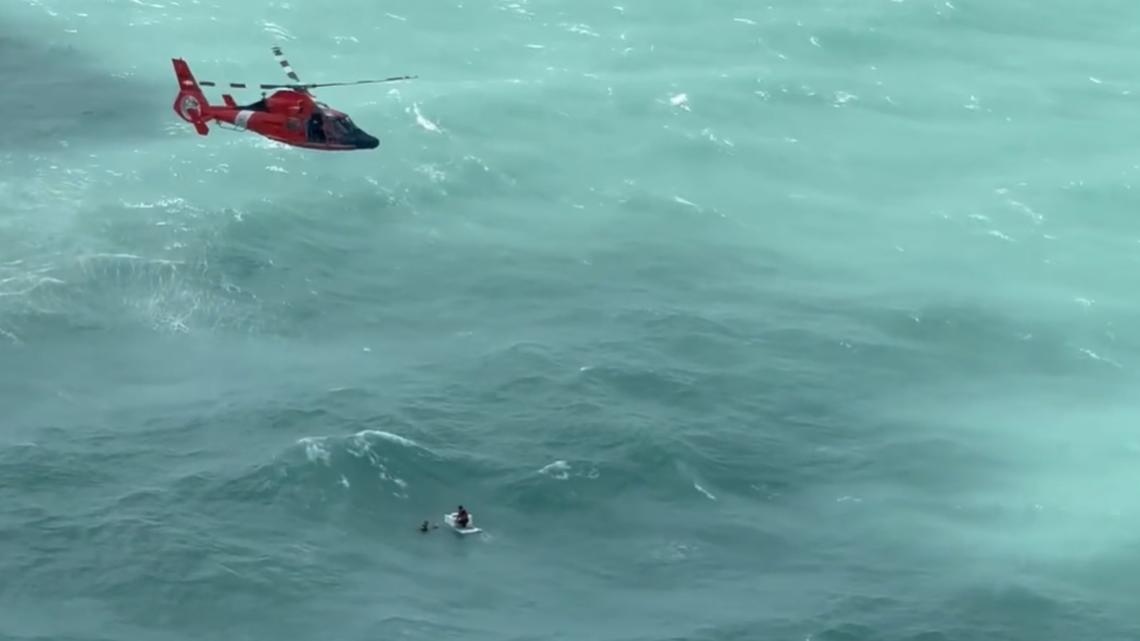 Coast Guard Rescues Boat Captain Clinging To Cooler Off Longboat Key ...