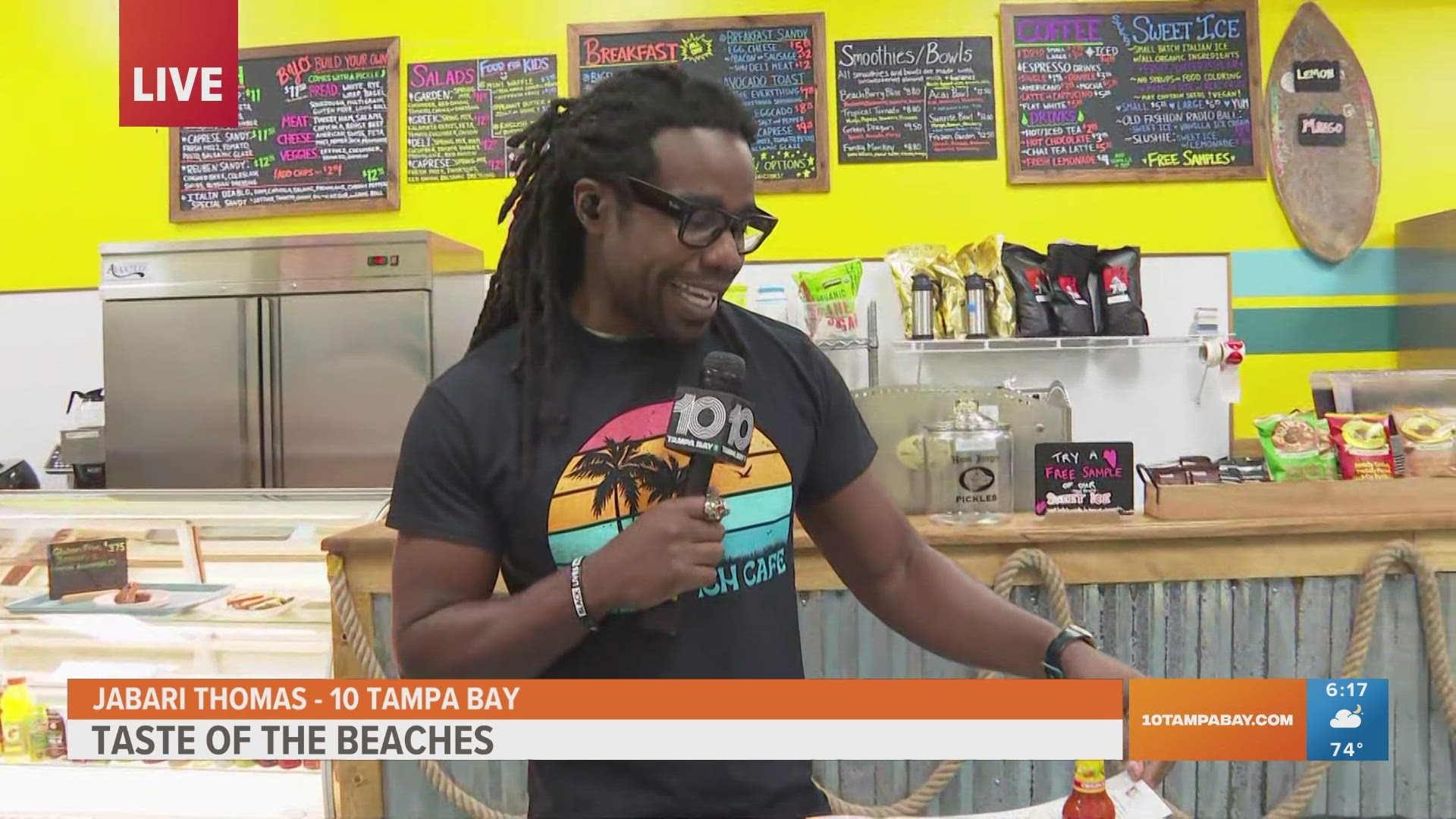 Jabari Thomas talks about the coming Taste of the Beaches and what special dishes and deals will be offered.