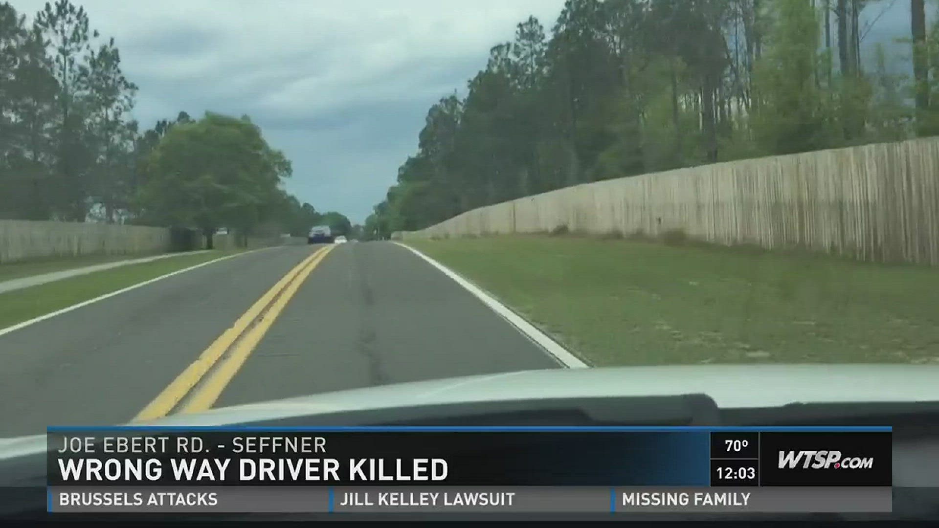 1 killed in wrongway crash in Thonotosassa