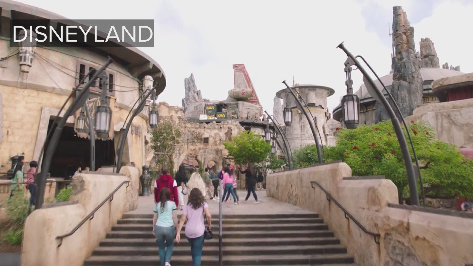 The theme park in California offered media members a glimpse into Star Wars: Galaxy's Edge on Wednesday. https://on.wtsp.com/2wuvQM2