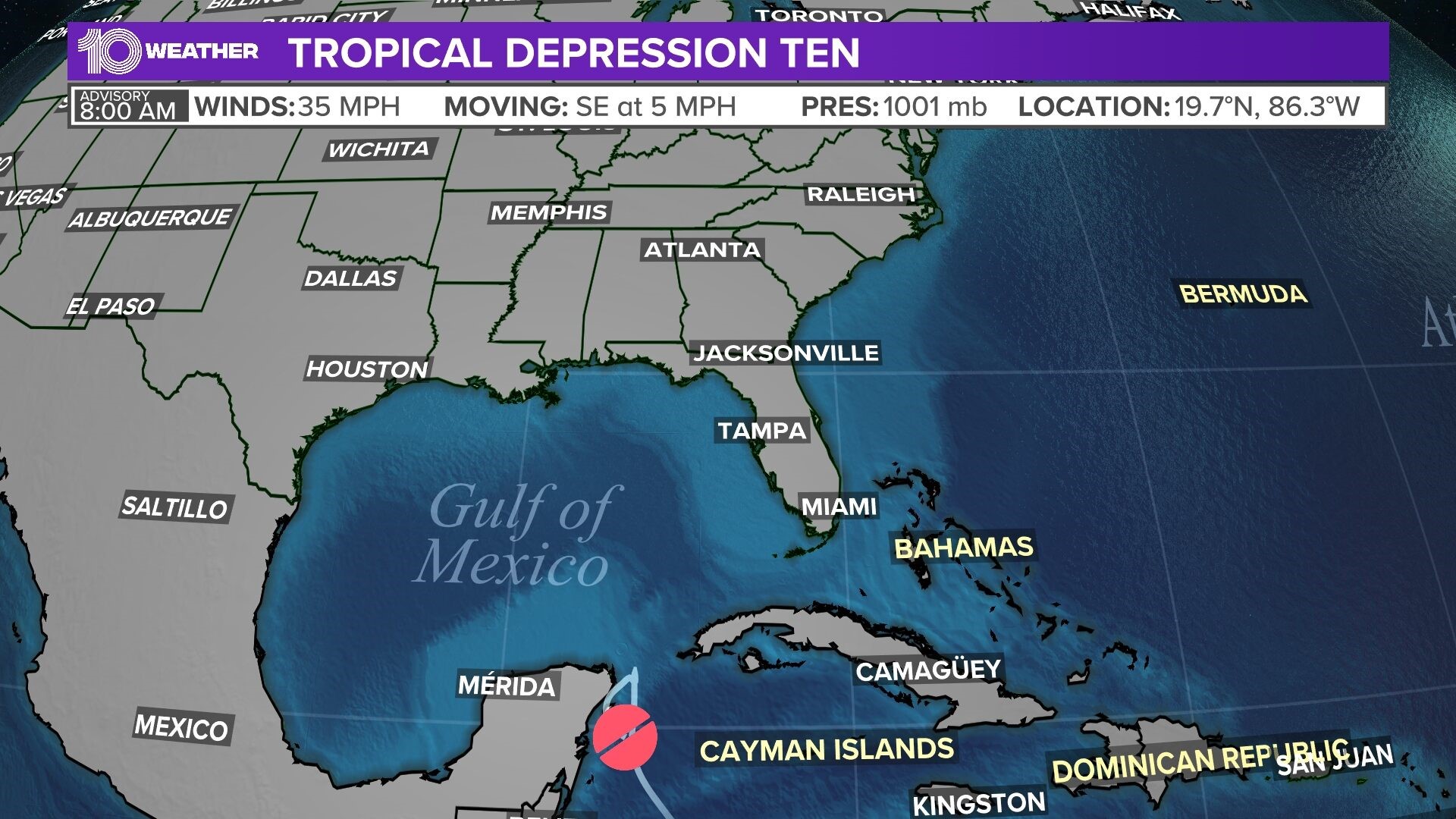 Tropical Depression Ten likely to become Tropical Storm Idalia | wtsp.com