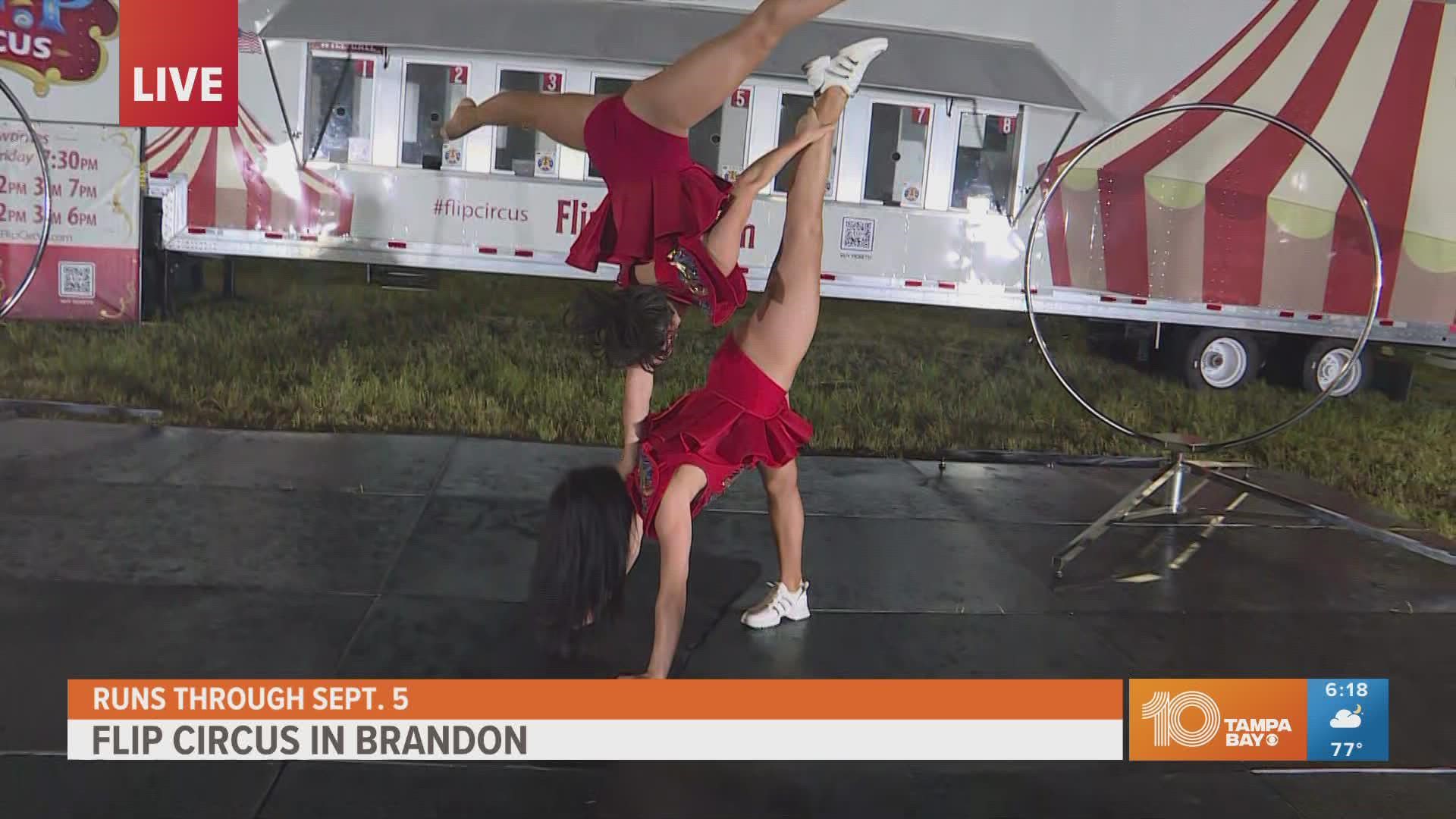 Flip Circus has shows at Westfield Brandon from Aug. 19-29.