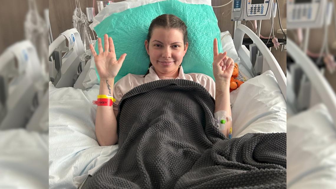 Young mom overcomes tracheal cancer — now, she’s taking on Miles for Moffitt
